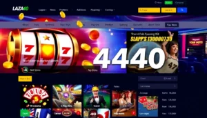 ck4444 online gaming platform showcasing slots, live casino, and sports betting with engaging visuals and modern design for Bangladeshi players.