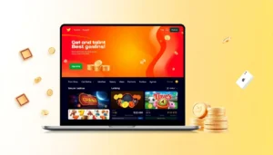 Thiết kế hình ảnh sôi động của nhà cái PG88 với các trò chơi casino và thể thao hấp dẫn, truyền cảm hứng cho trải nghiệm cá cược trực tuyến an toàn và chuyên nghiệp