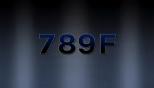 789F branding logo displayed on a sleek metallic background, highlighting modern design and professionalism for user engagement.