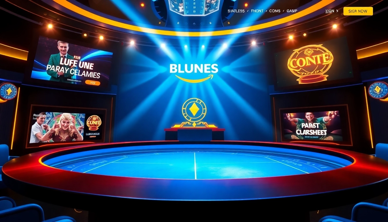 Sky Exchange live casino with dealers and players engaging in roulette, blackjack, and poker games in a high-energy setting.