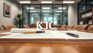 KJC legal services team reviewing documents to ensure trusted legal support