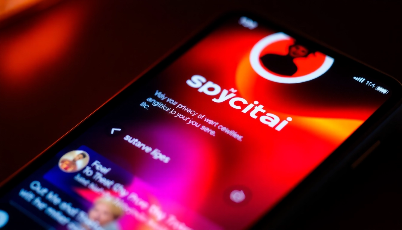 Spicychatai app interface on smartphone showcasing vivid conversations and roleplay characters in a dynamic, accessible setting for users seeking immersive experiences.