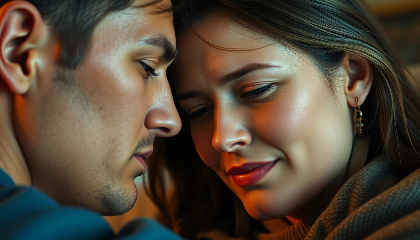 Illustration of a realistic NSFW AI generator creating detailed adult scenes with emotional depth and dynamic lighting for immersive visuals.