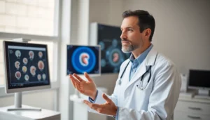 Fecondazione eterologa process in a clinical setting with fertility treatments and caring