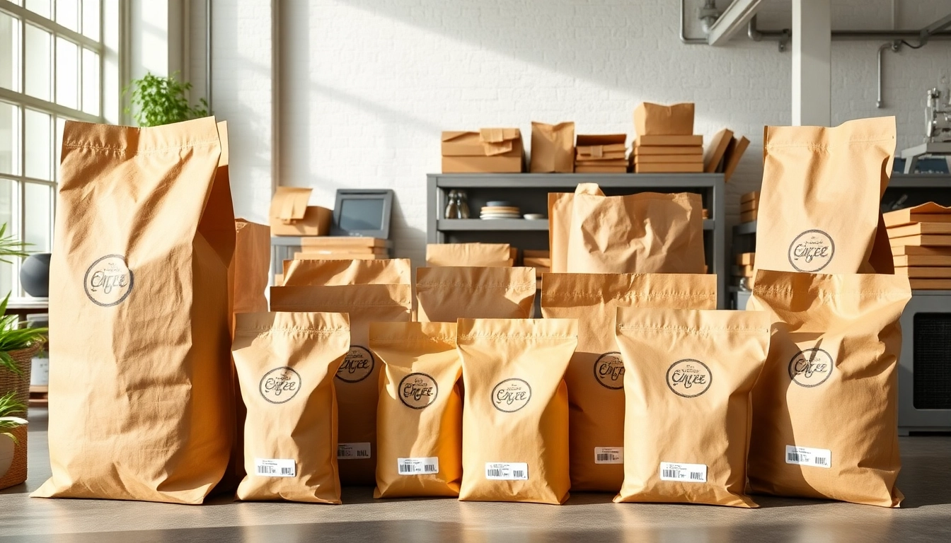 Eco-friendly torba papierowa in use for packaging with labels, showcasing durability and