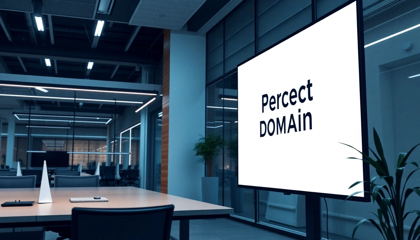 Professional designer selecting perfect domain options for website branding and online presence